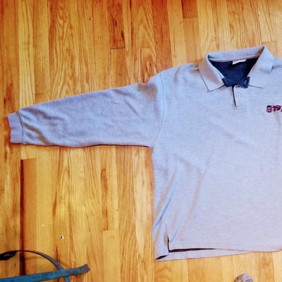 Vintage Men's 2X Platinum FUBU Long Sleeved Polo Shirt  - Fat Albert & the Gang - Picture 5 of 12